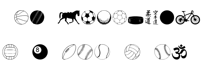 SPORT RELIEF Font LOWERCASE