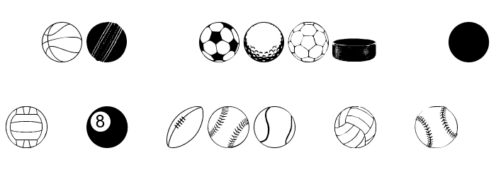 SPORT RELIEF Font LOWERCASE