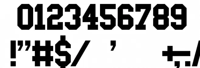 SPORT SPIRIT AF Font OTHER CHARS