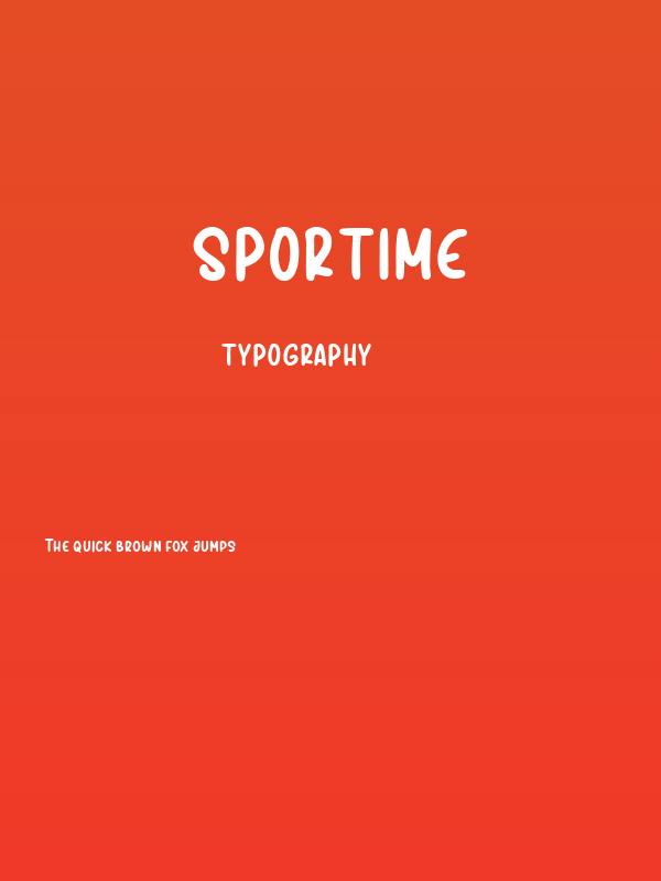 SPORTIME Poster