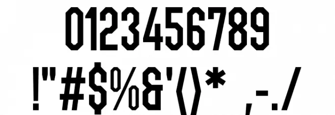 SPORTVIPER Font OTHER CHARS