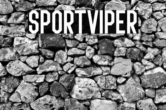 SPORTVIPER Font examples