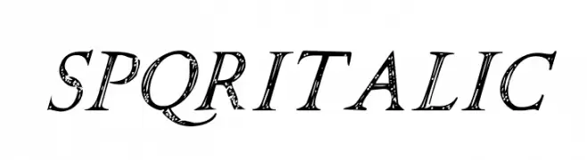 SPQR Italic  Free Fonts Download