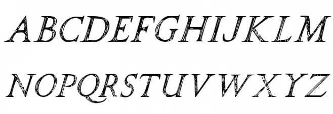 SPQR Italic Polices MAJUSCULES