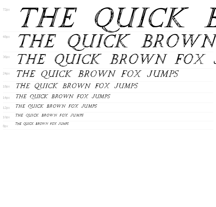 SPQR Italic Waterfall