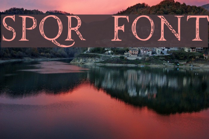SPQR Font examples