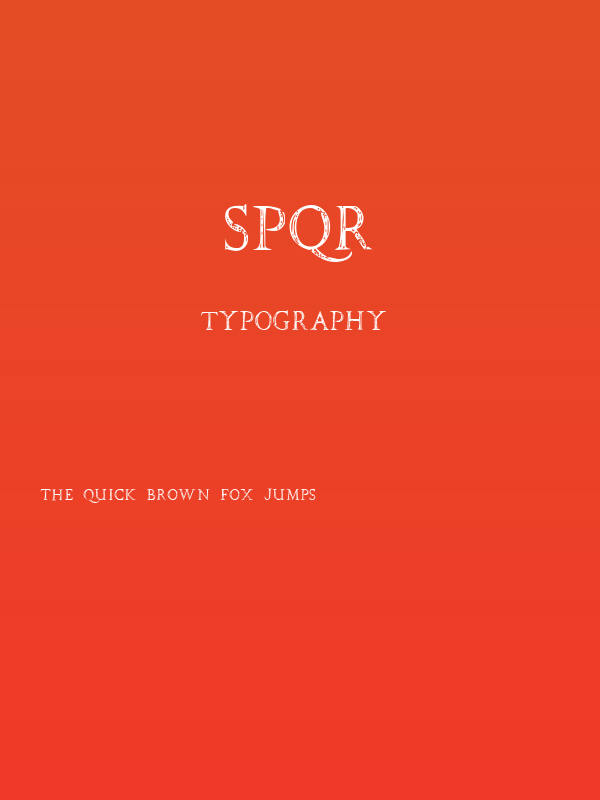 SPQR Poster