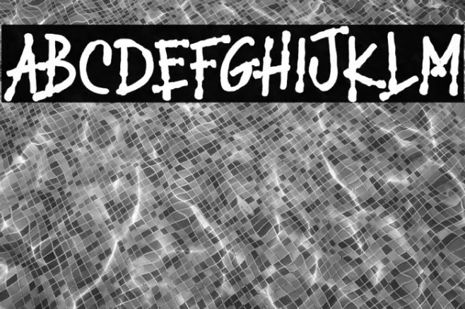 SPRAY BLACK Font examples