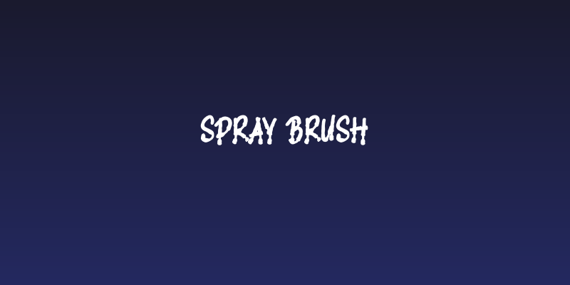 SPRAY BRUSH Social Header