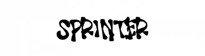 SPRINTER  font caratteri gratis