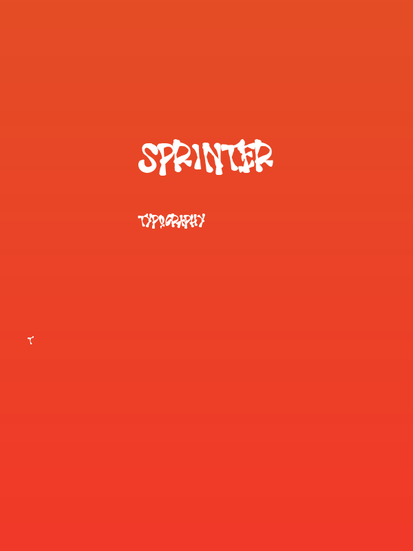 SPRINTER Poster