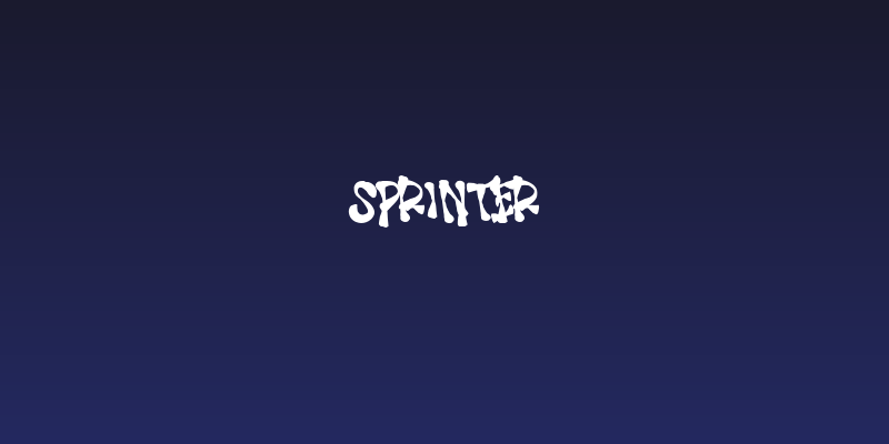 SPRINTER Social Header