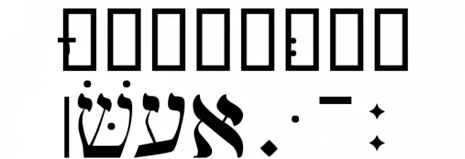 SPTiberian Font OTHER CHARS