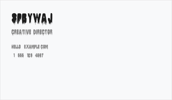 SpBywaj Business Card