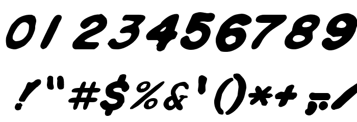 Spa Fon! Font OTHER CHARS