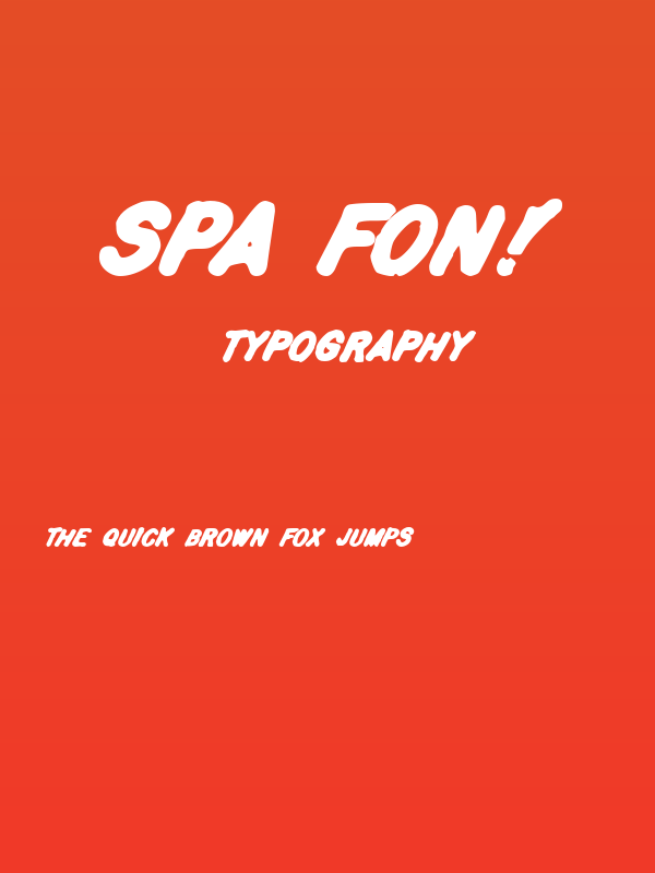 Spa Fon! Poster