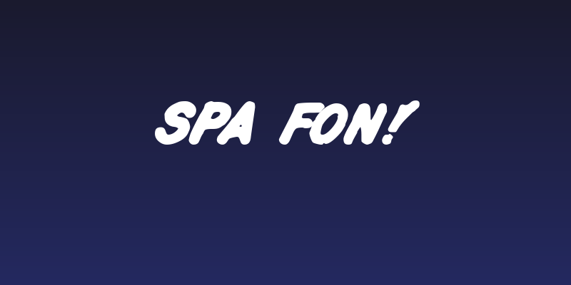 Spa Fon! Social Header