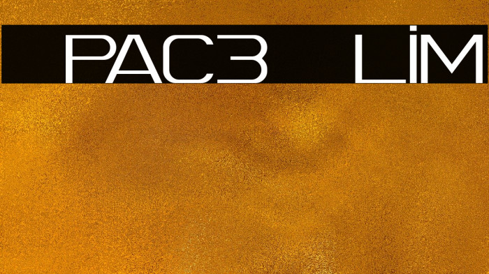 Spac3 Slim Font examples