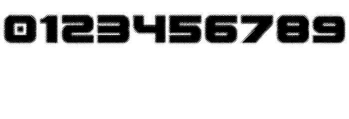 Spac3 halftone Font OTHER CHARS