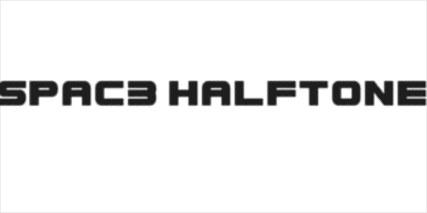 Spac3 halftone Logo