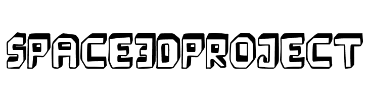 Space 3D Project  Fuentes Gratis Descargar