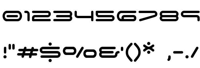 Space Age Font OTHER CHARS