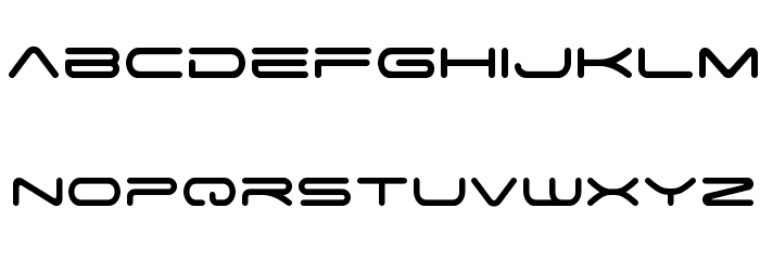 Space Age Font LOWERCASE