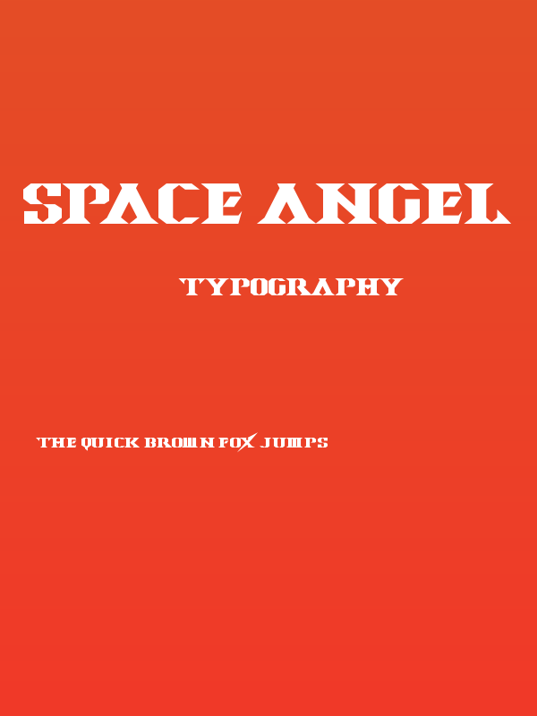 Space Angel Poster