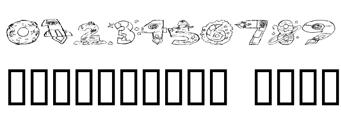 Space Attack Font OTHER CHARS