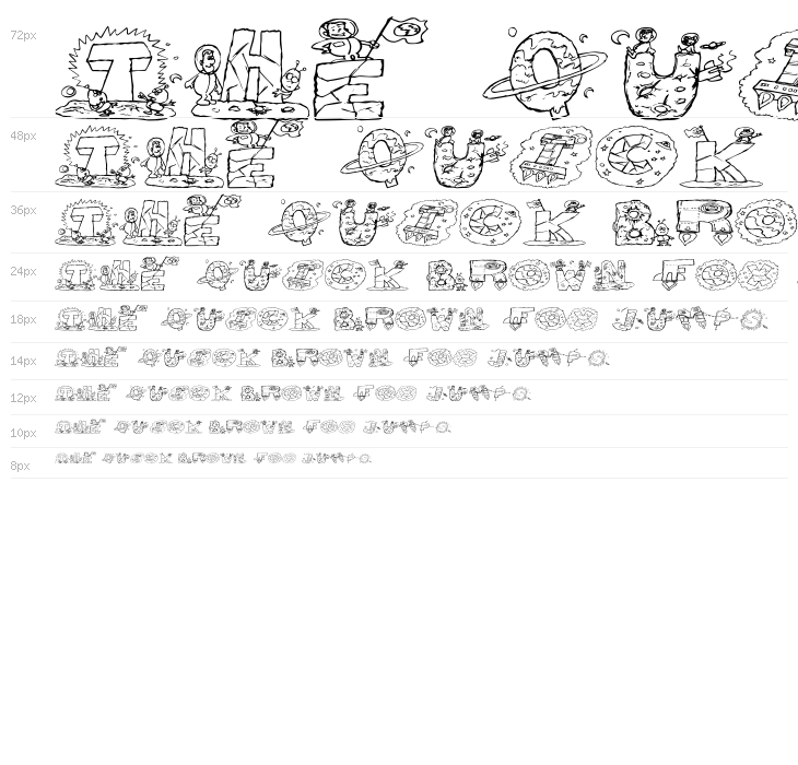 Space Attack Waterfall