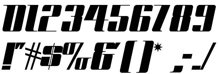 Space Cadet NF Font OTHER CHARS