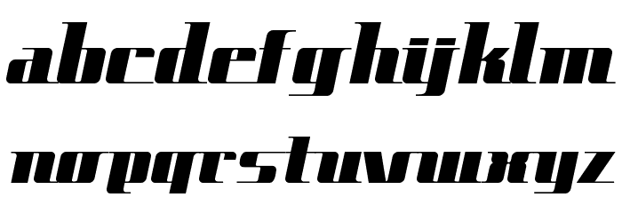 Space Cadet NF Font LOWERCASE