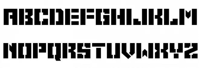 Space Cadets Schriftart Groß