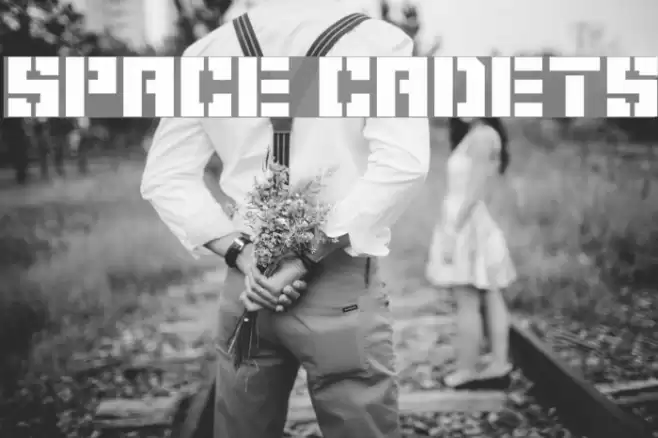 Space Cadets Font examples