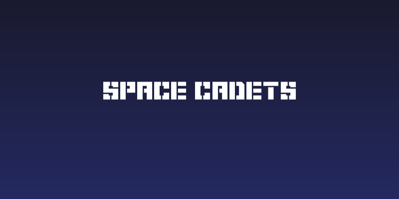 Space Cadets Social Header