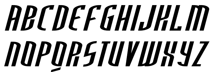 Space Cowboy Italic Font LOWERCASE