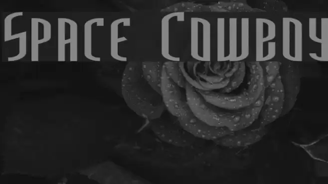 Space Cowboy Font examples