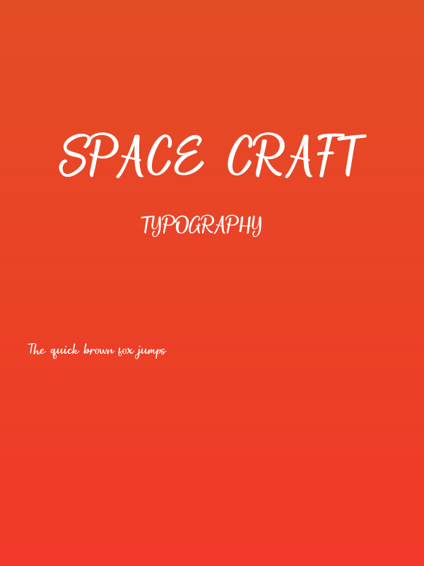 Space Craft Poster