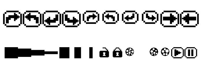 Space Crazy Zone Font OTHER CHARS