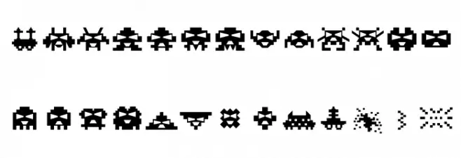 Space Crazy Zone Font UPPERCASE