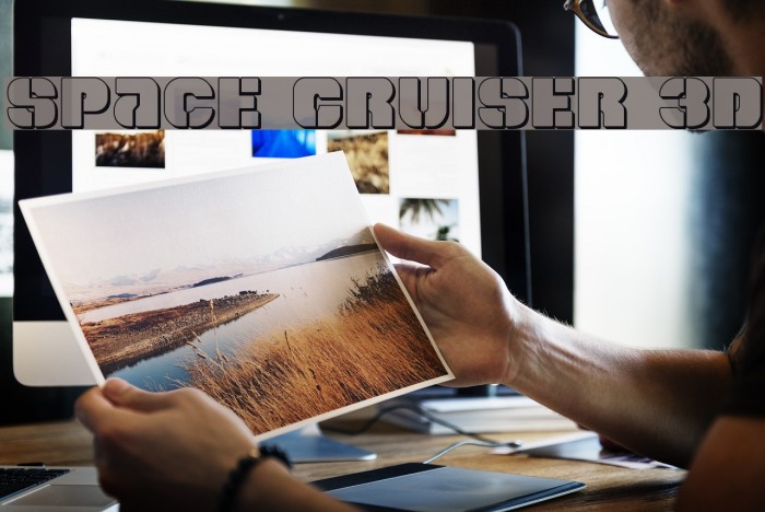 Space Cruiser 3D Font examples