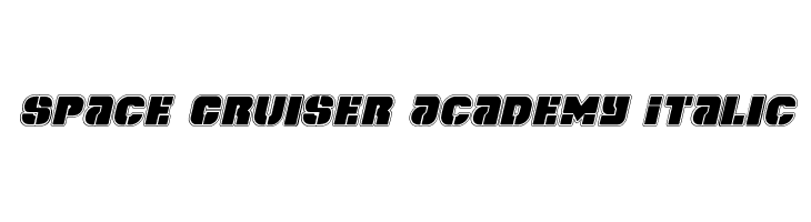 Space Cruiser Academy Italic  नि: शुल्क फ़ॉन्ट्स डाउनलोड