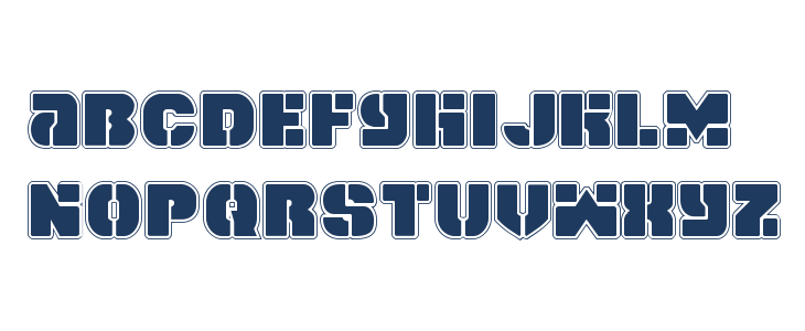 Space Cruiser Academy Lowercase