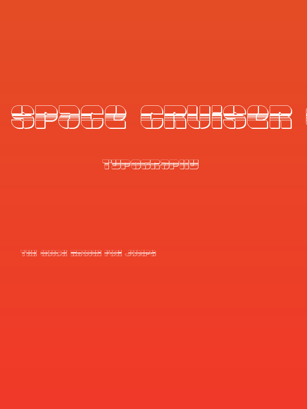 Space Cruiser Chrome Poster