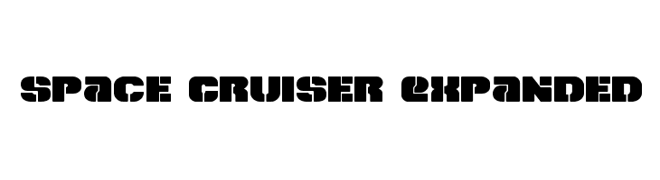 Space Cruiser Expanded  Frei Schriftart Herunterladen