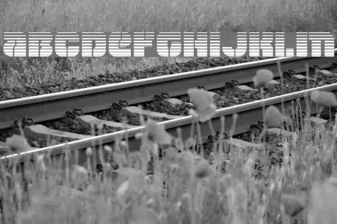 Space Cruiser Gradient Caratteri examples