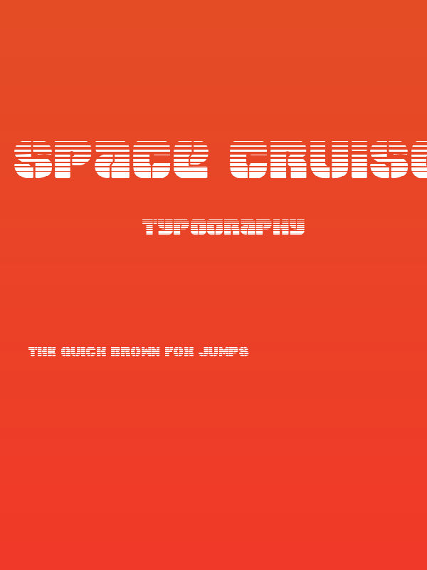 Space Cruiser Gradient Poster