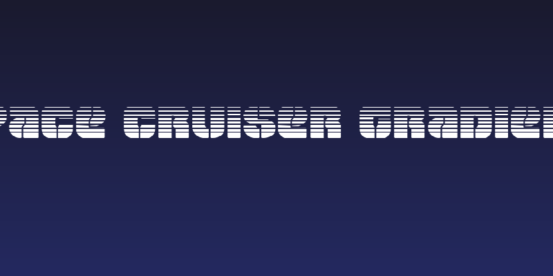 Space Cruiser Gradient Social Header