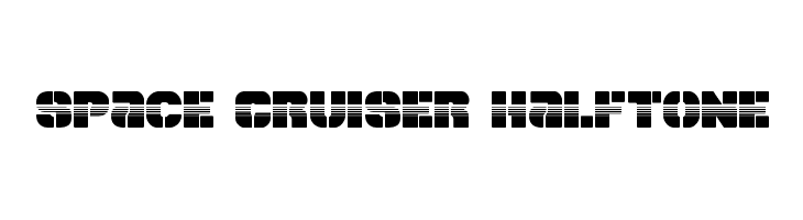 Space Cruiser Halftone  Скачать бесплатные шрифты