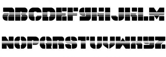 Space Cruiser Halftone Schriftart Kleinbuchstaben